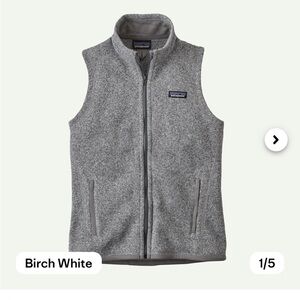 Patagonia Gray Better Sweater Full-Zip Vest